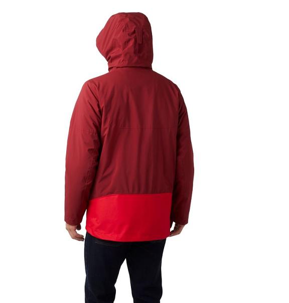 Columbia Lhotse III Interchange 3 In 1 Jacket Red Red For Men's NZ27194 New Zealand